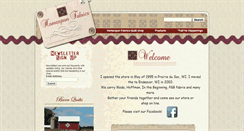 Desktop Screenshot of homespunfabrics.net